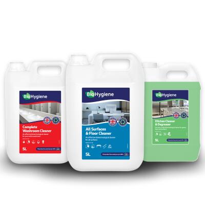 BioHygiene (All Surfaces & Floor, Complete Washroom, Kitchen Cleaner & Degreaser)