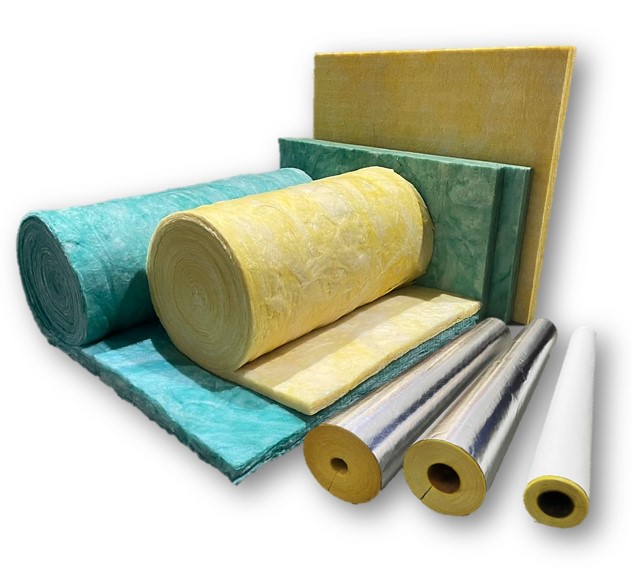 Glass Wool Rigid Board and HD Pipe Insulation and Glass Wool Blankets